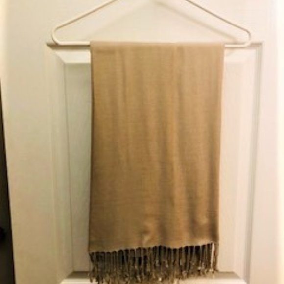 York Scarves Accessories - Pashmina/Wrap/Scarf-Tan